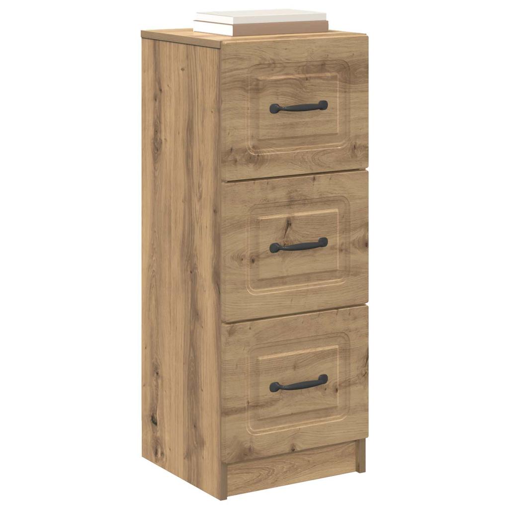 Drawer Cabinet Artisan Oak 33 x 34.5 x 87 cm Engineered Wood