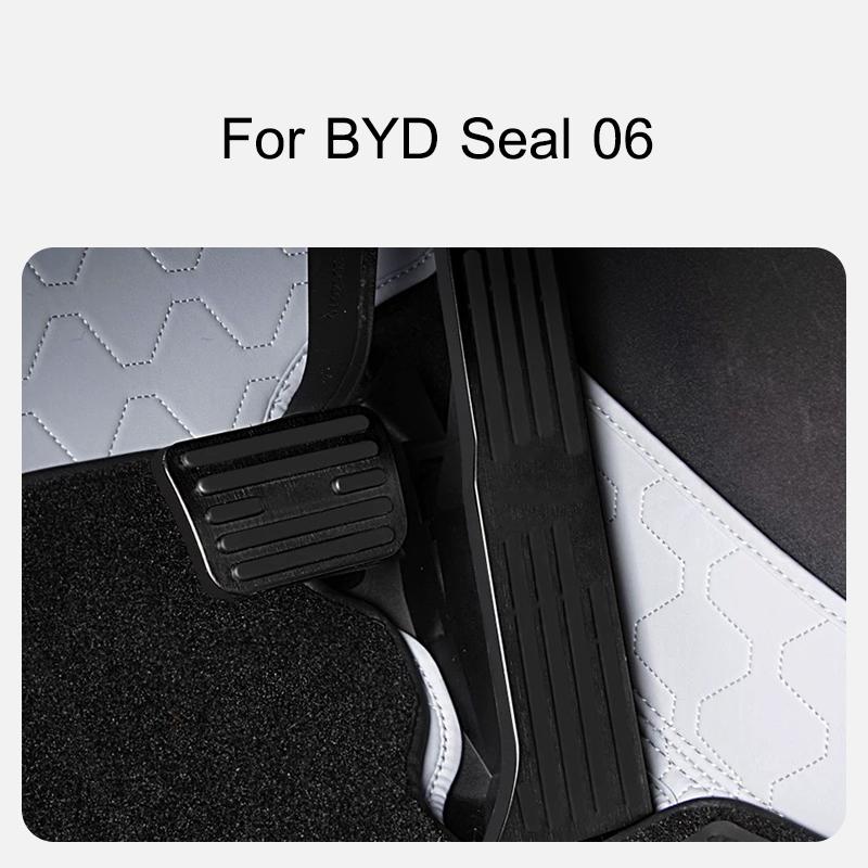 For BYD Seal 06 DMi EV 07 DMi Accelerator Brake Pedal Aluminum Alloy Anti Slip Wear-resistant Foot Pedal Cover Car Accessories