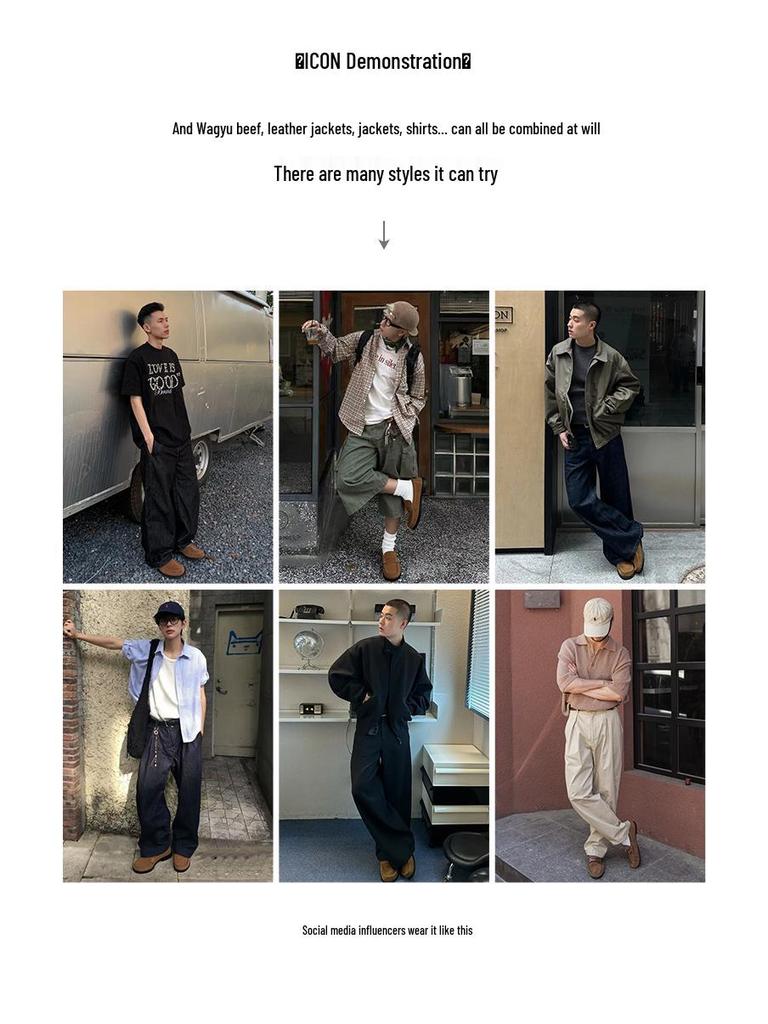 MRA 2025 Herren Wildleder Loafers: Old Money Style, Lässige Leder-Slipper, Trendige Bohnenschuhe