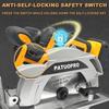 PATUOPRO 1500W Brushless Circular Saw 6.5inch Cordless Electric Saw Stone Woodworking Cutting Power Tools For Makita 18V Battery