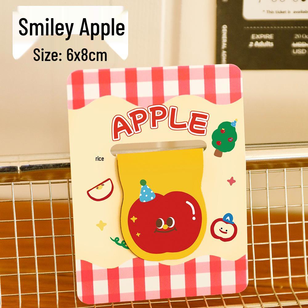 Cute Apple Magnetic Bookmark: Cartoon Page Holder and Gift for Students