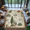 Alfombra Vibrante e Interactiva del Mundo para Niños Alfombra Educativa de Suelo con Animales del Bosque Escena de Río para Sala de Juegos Dormitorio Guardería Alfombrilla