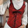 Corset Crop Tops Burlesque Lingerie Corset Top Vest Hot Shaper Overbust Corset Gothic Clothing Corsage Medieval Ladies