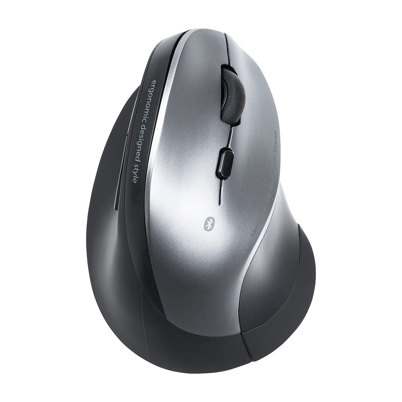 

Sanwa Direct Bluetooth Battery Compatible with Silver Mouse, 3-Pairing, Ergonomics, Operated, Quiet, Windows/Mac, 400-MABT102S