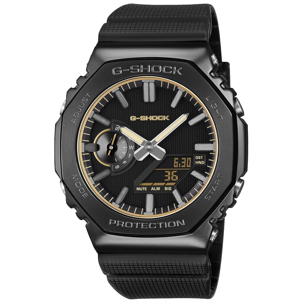 G-SHOCK GM-2100LXB-1A9 Men's Watch Matte Black/Gold