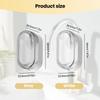 5 Pcs Toothbrush Holder Wall Mounted Protect Toothbrush Hygiene, Toothbrush Covers Head Cap for All Toothbrushes