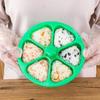 6 in 1 Onigiri Mold DIY Onigiri Rice Ball Food Press Triangular Sushi Maker Mold Sushi Kit Kitchen Tools Bento Box With Lid