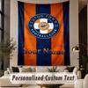 Custom Text Tapestry Luton Town Print Wall Tapestry Indoor Living Room Wall Decor