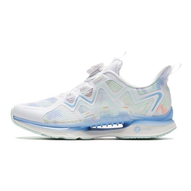Anta Kids Wind Chaser 5.0 Sports Test Non-Slip Durable Low-Top Running Shoes Kids sneaker Light-Blue White 322325516H-2