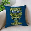 RRicardS LOGO Pillow Gifts Home Office Furnishings Bedroom Sofa Car Cushion Cover case xcm