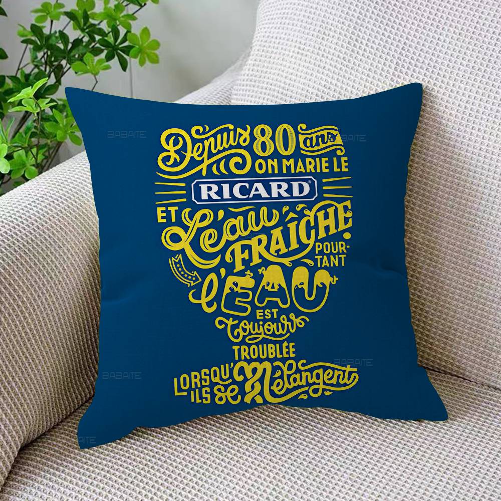 RRicardS LOGO Pillow Gifts Home Office Furnishings Bedroom Sofa Car Cushion Cover case xcm