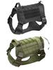 Tactical Nylon Dog Harness with Leash for Outdoor Training