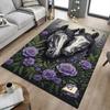 1PC Two Horses Non-Slip Floor Carpet Compatible for Office&Living Room&Dining Room - Flat-Weave Machine- Soft & Pattern-E233