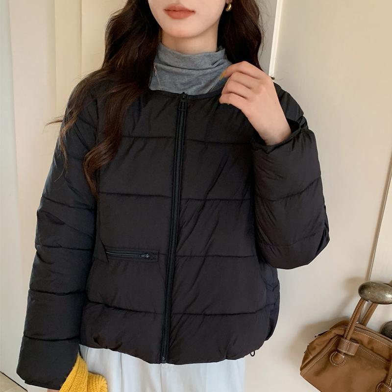 

Модная женская зимняя верхняя одежда, толстые теплые короткие парки, свободные женские куртки 2XL чёрный