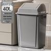 Modern Large Capacity Flip-Lid Waste Bin