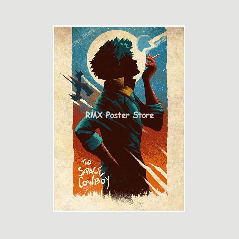 One Punch Man JoJo's Bizarre Adventure Art Painting Pictures for Bar Cafe Home Decor White Paper Room Decoration Anime Posters