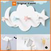 Creative Cute Star Moon Cloud Shape Nail-free Wall Clothes Hooks Kids Room Decorative Key Hanging Hanger Kitchen Storage Hook