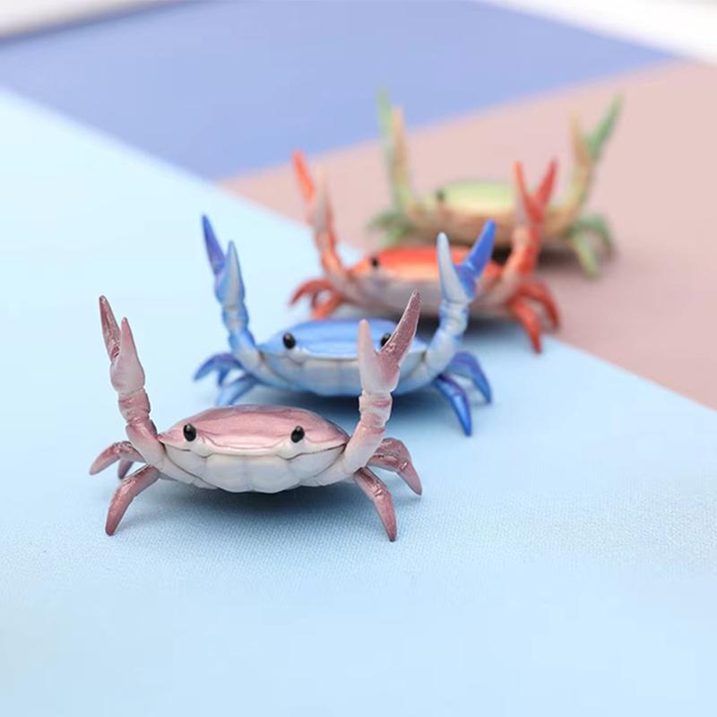 Funny Crab Pen Holder Desktop Creative Lift Weight Stationery Organizer Cute Decor For Desk Work Office Study Ins Aesthetic 2026