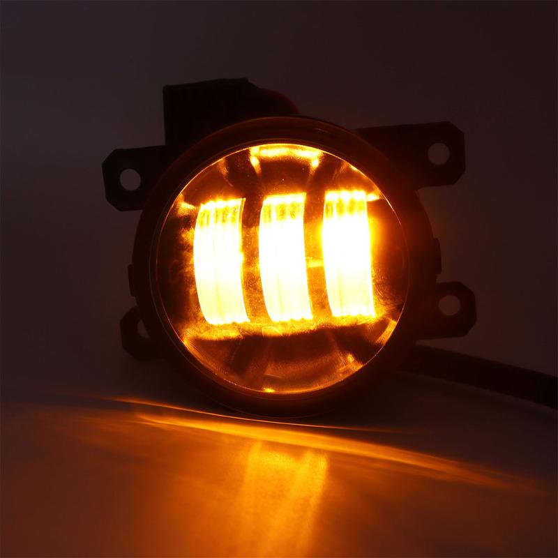33950TBAA01 1 Pair Front Bumper LED Fog Light Daytime Driving Lamp 33900TBAA01 Fit for Honda Civic 2016 2017 2018-2021 HO2593143