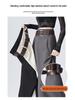 2026 Spring Women's Drapey Slimming High Waist A-Line Skirt with Belt