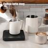 Coffee Frother Jug with Scale Stainless Steel Milk Frothing Pitcher, Professional Latte Art Cup Espresso Tool Measurement Scale, Dripless Spout