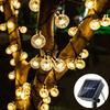 Outdoor Solar Bubble Ball Light String LED Waterproof Lamp Camping Courtyard Christmas Party Holiday Decor Atmosphere Light