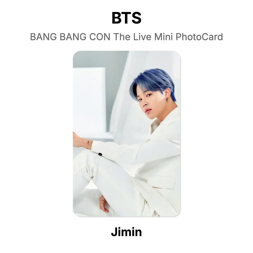 BTS BANG BANG CON The Live Mini PhotoCard Official Photocard