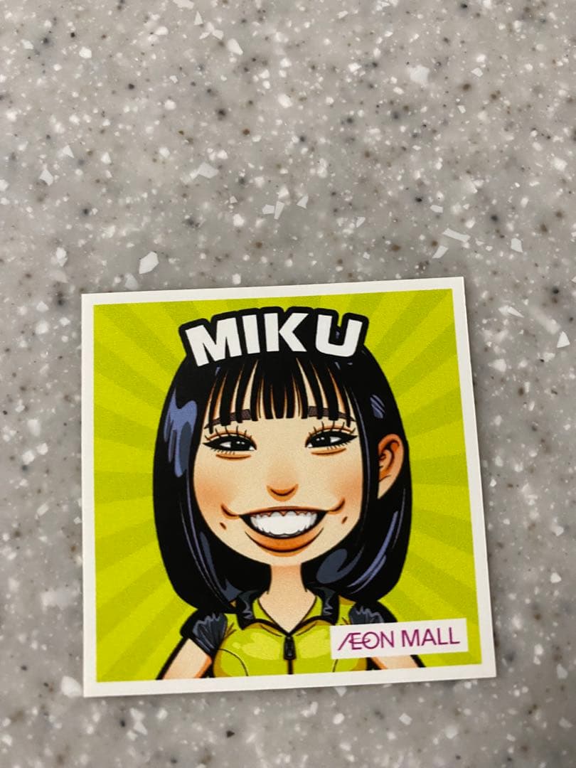 [USED] Sendai 89ers Visitor Bonus Sticker - 89ers Cheerleader MIKU