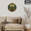Vintage Egyptian 2D Flat Metal Wall Art Decor, Home Decoration For Living Room Office