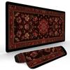 Red Aesthetic Persian Pattern Mouse Pad Desk Mat NonSlip Table Mats Office Mat Carpet Gaming Mats Tapis Souris Decorative Mat