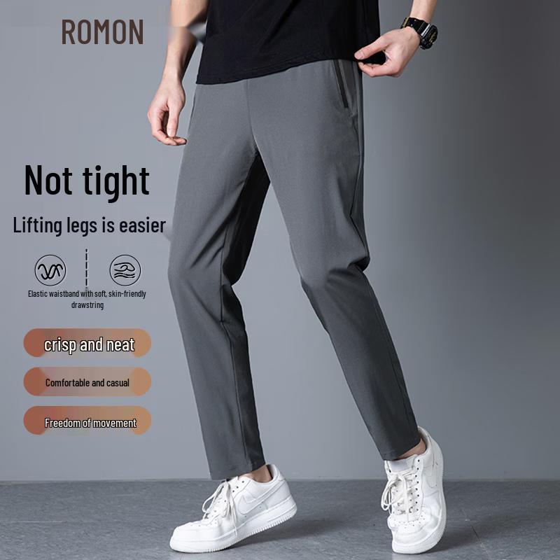 

Romon Men s Casual Straight-Leg Pants 5XL
