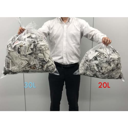 Ordy Svarta 20L Sopsäckar, Paket med 10, 60cm x 50cm, Perfekta för 15L till 20L Papperskorgar, Katastrofberedskap, Nödförvaring, PlusPlus PP-K20-10