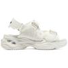 Skechers DLites Panda Sandals Leather Durable Non-Slip Sports Sandals Women Sandals White 119309-WHT