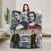 Movie Supernatural Evil Power Printed Soft Blankets Travel Plush Throw Blanket Print Home Decor Flannel Bedspread Sofa Bed Cover