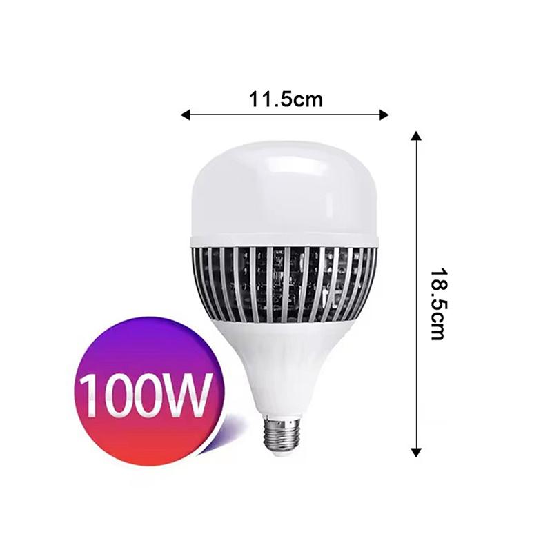 100W High Power E27 Led Bulb 220V Super Bright Energy Saving Lamp For Home Garage Warehouse Office Indoor Lighting Fixture