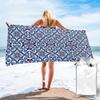 Azzurro Lisbona Azulejos Lisbona Telo da Spiaggia Morbida Microfibra Asciugatura Rapida Assorbente Asciugamani Veloci Per Nuoto