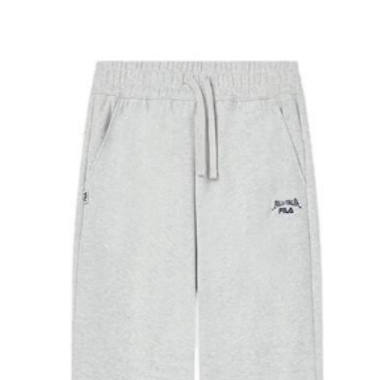 Fila Modern Heritage Comfortable Soft Breathable Long Pants Quick-Dry Short Sleeve Casual Set Women Sets F11W421113F-NV+F11W339609F-MG