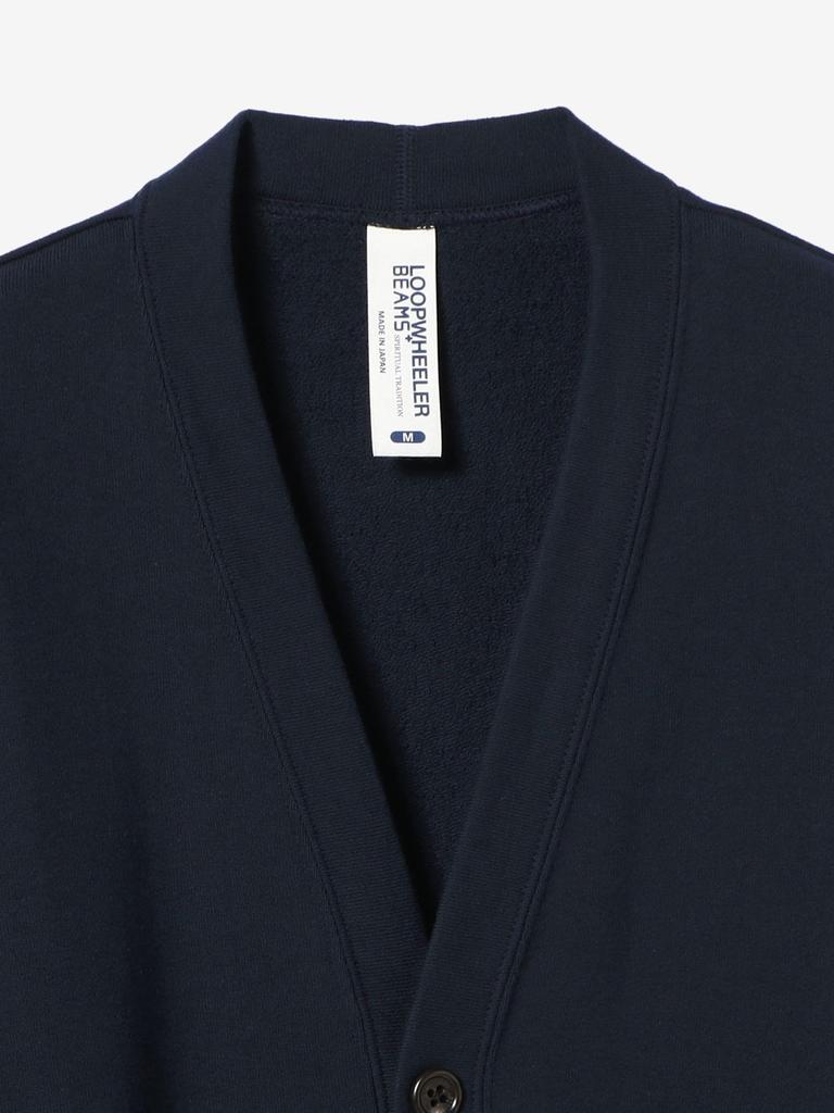 BEAMS PLUS/Sweatshirt LOOPEWHEELER X BEAMS PLUS Special Edition Extra Light Plus Sweat Cardigan Men's LW Marine (DK.NAVY) Size L 38130097593