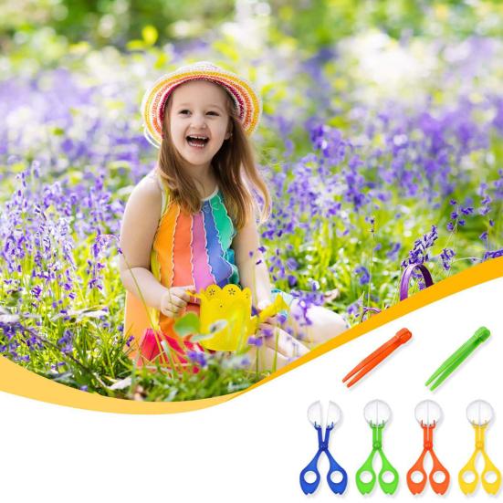 Nature Exploration Toy Skill Development Hand-eye Coordination Smell-less Plastic Scissor Clamp Small Animal