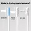 50/100 Pcs Sticky Ear Pick Adhesive Cotton Swab Ear Cleaning Reusable Sticky Ear Sticks Sticky Cotton Swab Ear Cleaning Tool