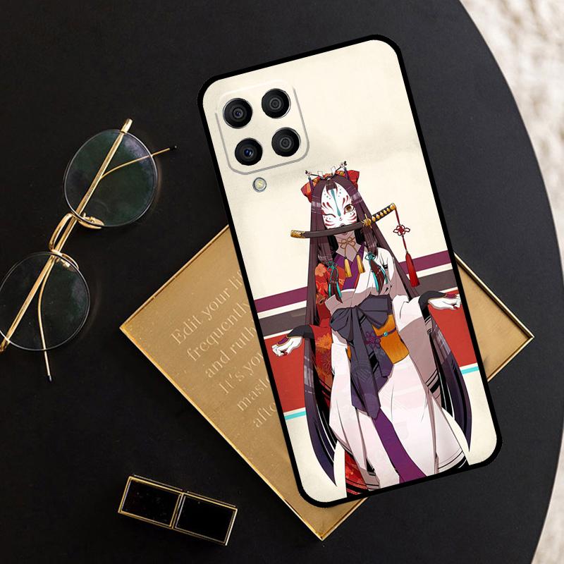 Japanese Style Anime Fox For Samsung Galaxy M11 M21 M31 M12 M13 M14 M15 M35 M55 M34 M54 M33 M53 M32 M52 M06 M16 Case