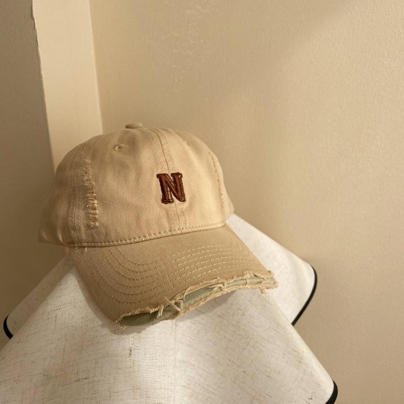 Letters Children's Baseball Cap Fashionable and Versatile Trendy Children Simple Boys and Girls Embroidered Breasted Baseball Cap