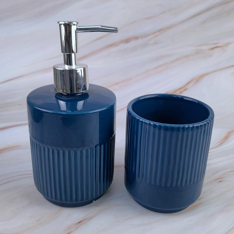 Simple Solid Color Bathroom Wash Set Travel Cup Four-Piece Set Double Home 4-Piece Set Home