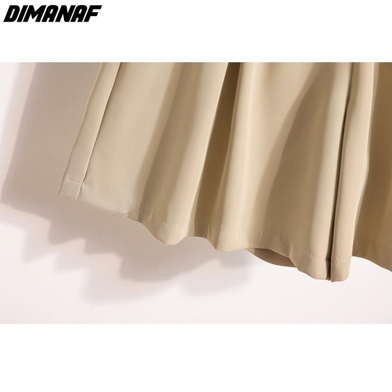 DIMANAF 2024 Plus Size Women Summer Loose Pants Wide Leg Pants 5XL High Waist Shorts Elastic Casual Basic Short Pants