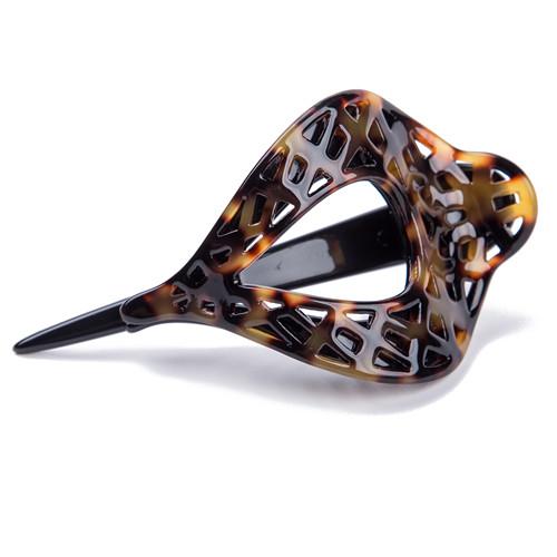 10cm Celluloid Alligator Side Slide Hair Luxury Handmade French Design Fashion Claw Tortoise Shell Accessories Women Hair Clip