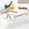 Anti-slip Comfortable Flat Anti-blue Light Reading Glasses Fashionable Sports Eyewear 1119