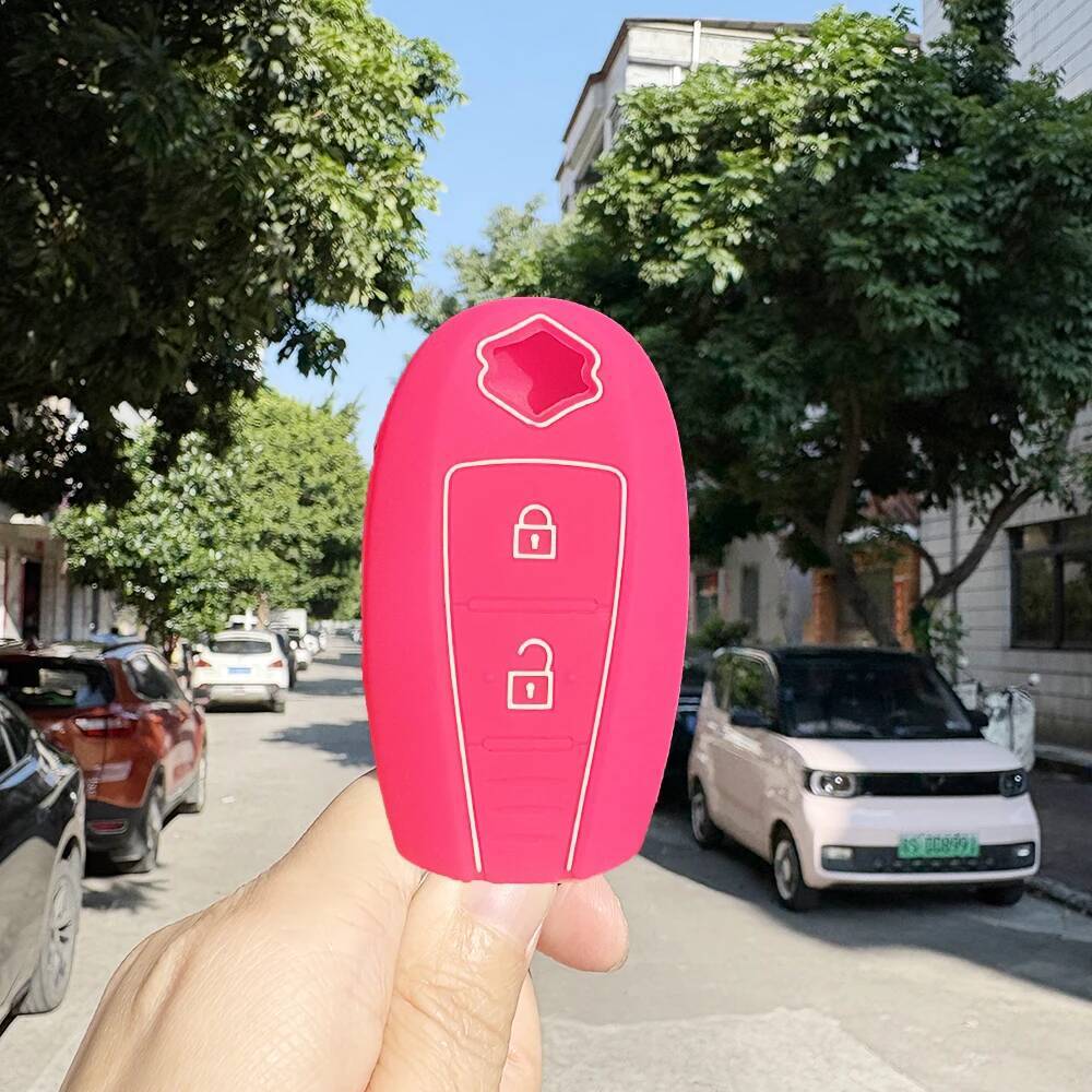 Soft Key Case Shell Fob For Suzuki Vitara Swift Ignis Kizashi Sx4 Baleno Ertiga Samurai S-Cross Accessories Key Holder Key Caps