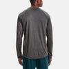 Under Armour Tech T Shirts Men's Carbon Gray Crew Neck Moderate Straight Fit 1328496-090