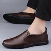 Genuine Leather Men Shoes Casual Slip On Formal Loafers Men Moccasins Italian Black Male Driving Shoes