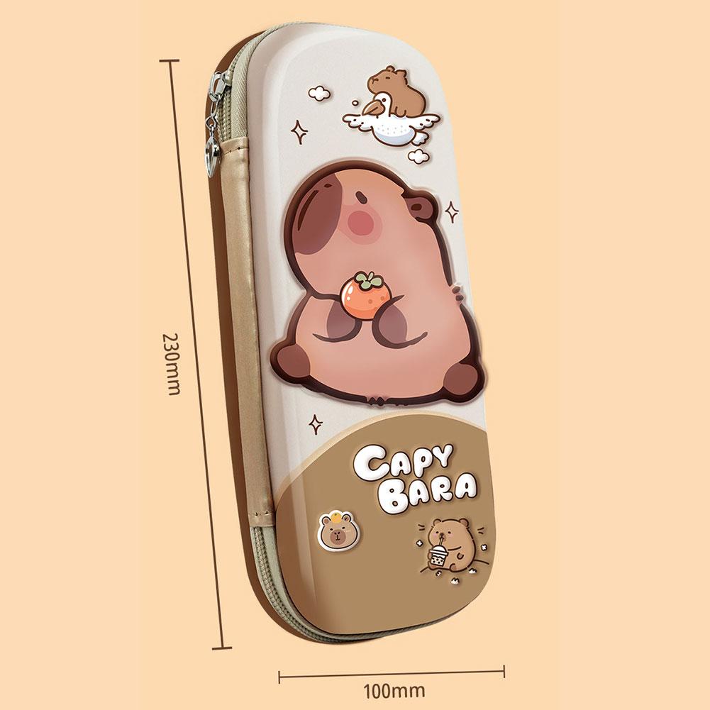 Dustproof Stylish 3D Multifunctional Pencil Case Cute 3D Animal Large Capacity Waterproof Pencil Box for Student Boys Girls